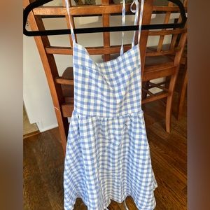 Blue Gingham Dress